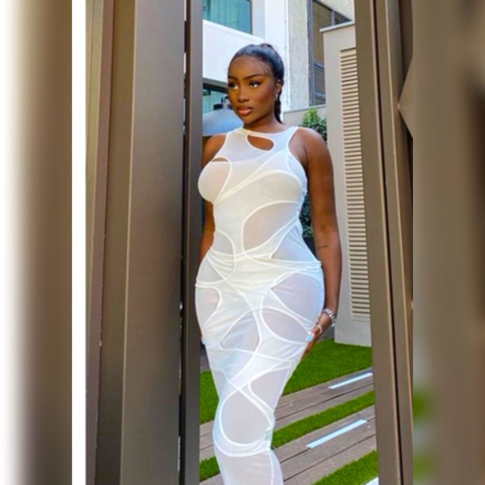 Pure Baddie Mesh Dress